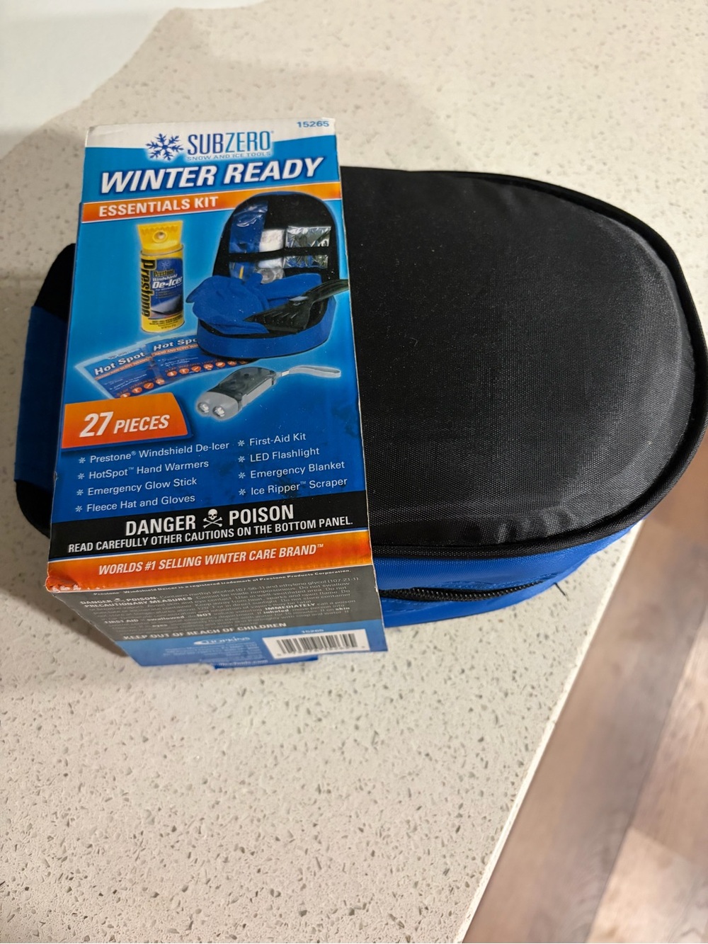 Subzero Winter Ready 27-Piece Essentials Kit - Blue/Black